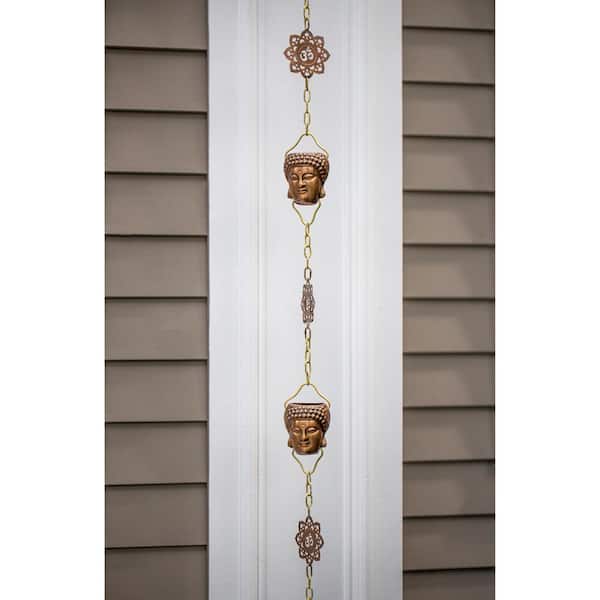 Have a question about Good Directions 100% Pure Copper Chain Link Rain Chain,  8-1/2 ft. Long, Large Links, Replaces Gutter Downspout? - Pg 2 - The Home  Depot
