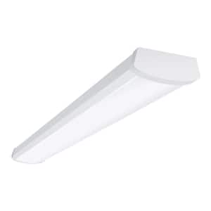 4 ft. 5200 Lumens Integrated LED Dimmable White Wraparound Light, 4000K