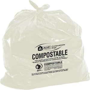 Aluf Plastics 45 Gallon 1.7 MIL Black Trash Bags - 40 x 46 - Pack of 100  - For Contractor, Industrial, & Commercial NY48X - The Home Depot