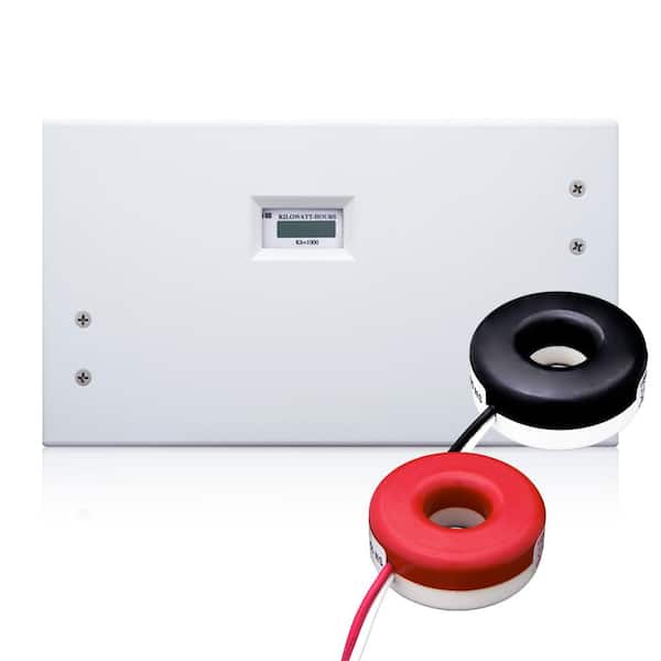 200 Amp Mini Meter Kit with 2 Solid CTs and Indoor Enclosure, White MK240-2SW