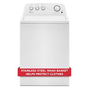 3.8 cu. ft. Top Load Washer in White