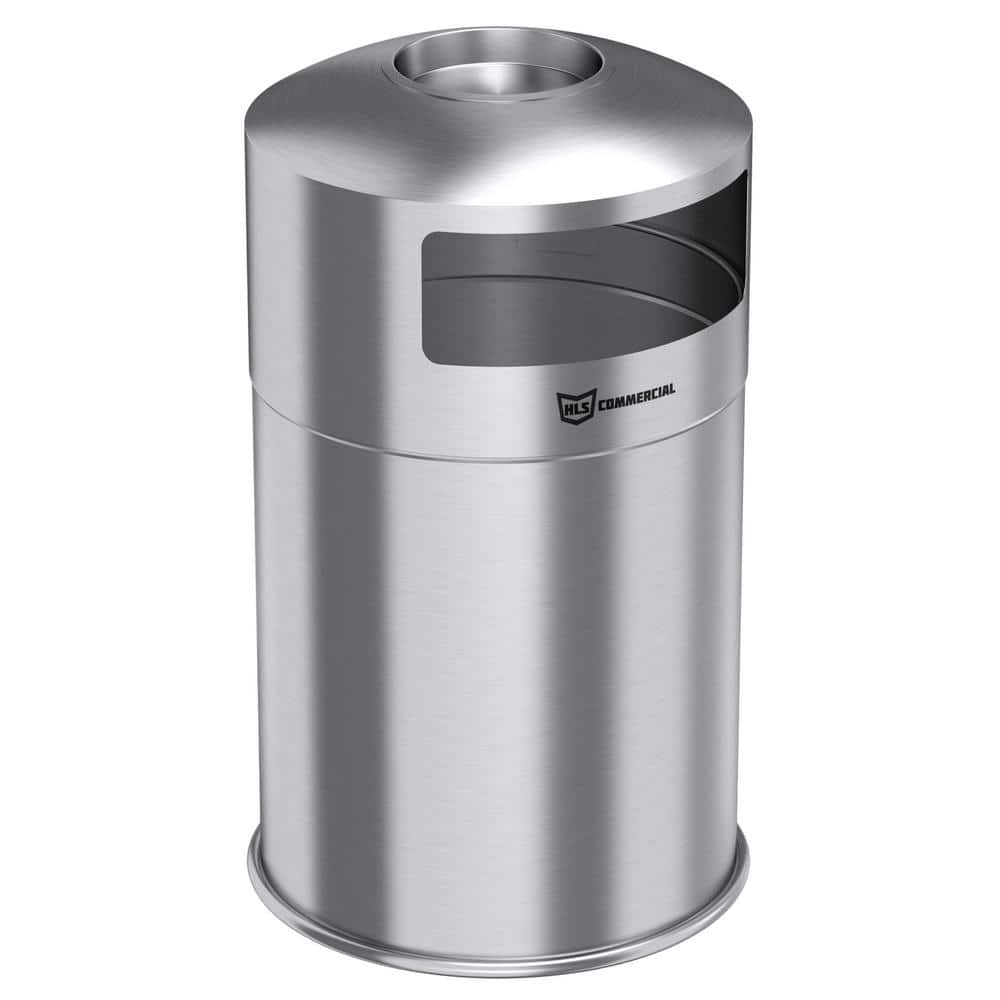 Cleanline Ashtray 39 Gallon Stainless Steel Trash Can
