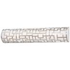 Alecia's Necklace 100-Watt Equivalence Brushed Nickel Integrated LED Bath Light
