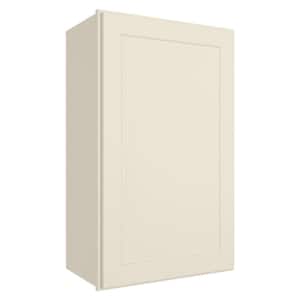 18 in. W X 12 in. D X 36 in. H in Shaker Antique White Plywood Ready to Assemble Wall Kitchen Cabinet
