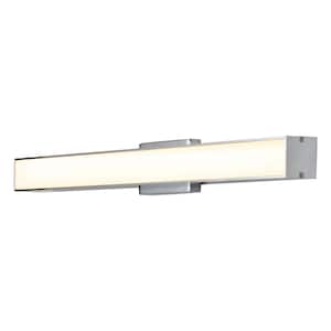 Procyon VMW11024CH 24 in. Chrome ETL Certified Integrated LED Vanity and Bathroom Lighting Fixture AC LED ADA Compliant