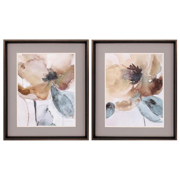 Paragon Watercolor Poppy NA 2-Piece Framed Animal Poster 26 in. x 22 in.