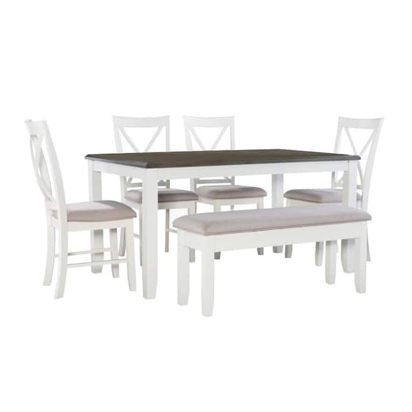 Powell Company Powell Twyla 6-Piece Grey Dining Set