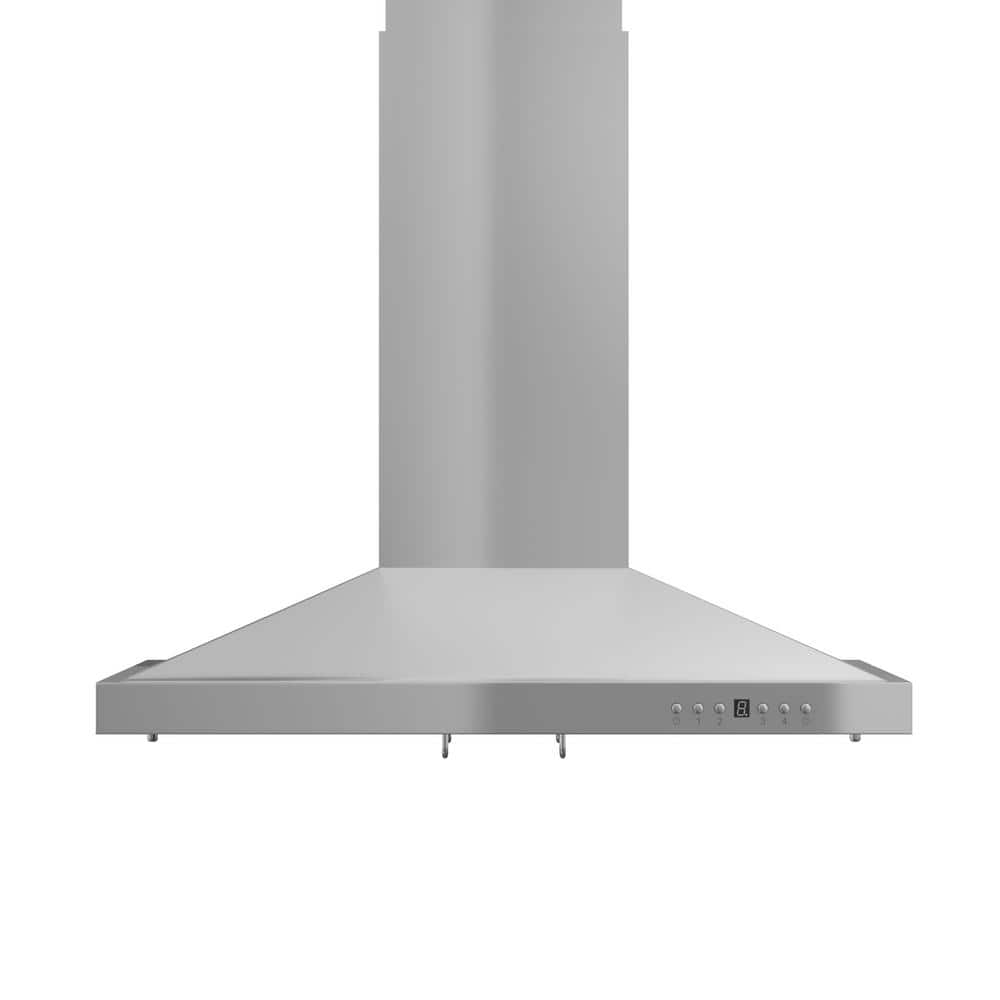 30-Inch Stainless Steel Convertible Island Range Hood