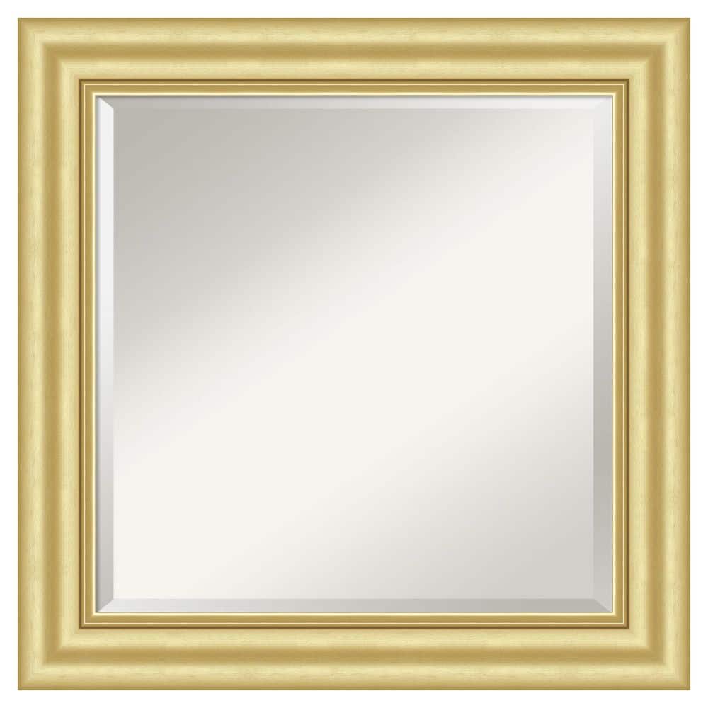 Sophia Gold 25.5 in. x 25.5 in. Beveled Traditional Square Framed Wall Mirror price history on PriceWatchPro