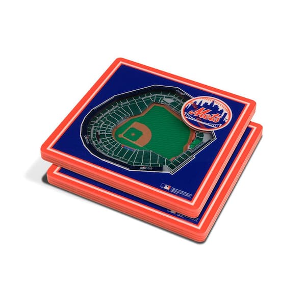 YouTheFan MLB New York Mets 3D StadiumViews Coasters 9025047 - The