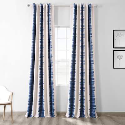 Striped Blackout Curtains, Navy Blue Striped Curtains