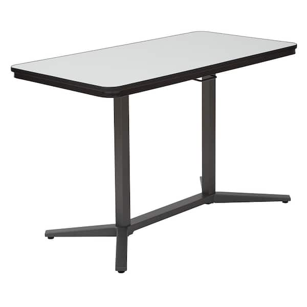 NPS Heavy Duty Steel Table, Gray Frame, 36 x 96 x 30, Whiteboard Top