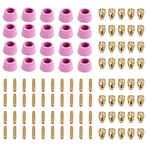 1 Set Electrode Tip Cup Consumables For Amico Power APC-70HF 70Amp Plasma Cutter 