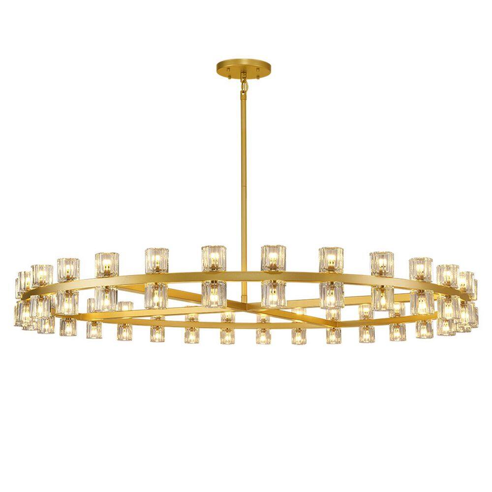60 lights 61 in. Gold Wagon Wheel Chandelier, Crystal Round Chandelier for Dining Room, Living Room, Kitchen, Foyer price history on PriceWatchPro