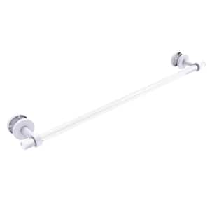 Clearview 30 in. Shower Door Towel Bar in Matte White