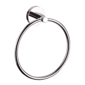 GRAZ Park Towel Ring in Polished Chrome