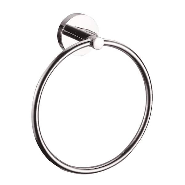 Design House GRAZ Park Towel Ring in Polished Chrome