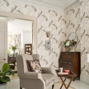 Belvedere Soft Truffle Unpasted Removable Wallpaper Sample