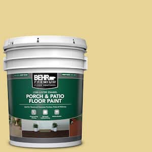 5 gal. #390D-4 Honey Beige Low-Lustre Enamel Interior/Exterior Porch and Patio Floor Paint