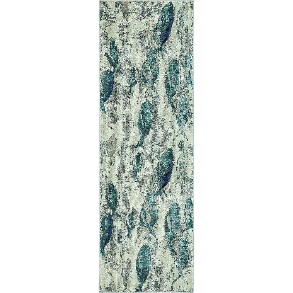 Positano Marooned Light Blue 2' 2 x 6' 7 Runner Rug price history on PriceWatchPro