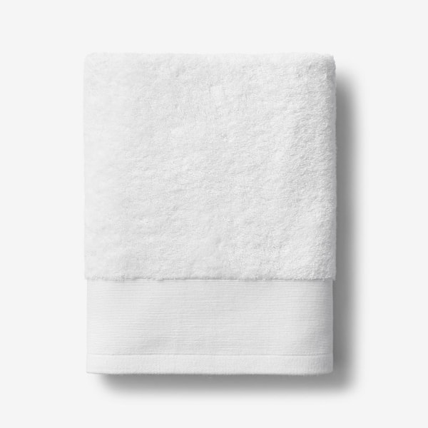 The Company Store Organic White Solid Cotton Single Hand Towel