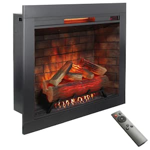 33 in. Ventless Electric Fireplace Insert