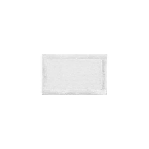 Bath Rug - White, Size 24 in. Square, Cotton | The Company Store