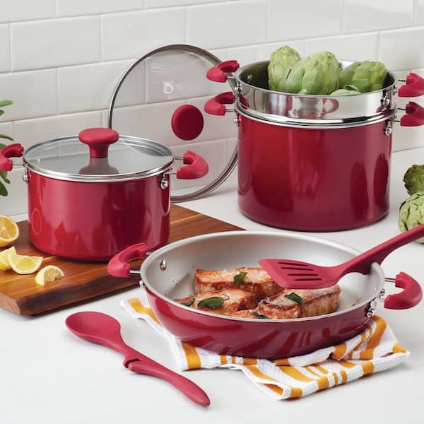 https://images.thdstatic.com/productImages/403265ca-0dcc-4c0d-a309-dfea6b884131/svn/red-shimmer-rachael-ray-pot-pan-sets-12166-31_600.jpg