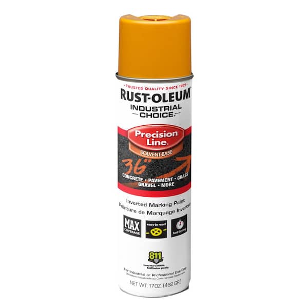 Rust-Oleum Yellow Inverted Marking Paint 18 oz.