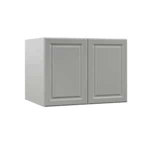 Designer Series Elgin Assembled 33x24x24 in. Wall Kitchen Cabinet in Heron Gray