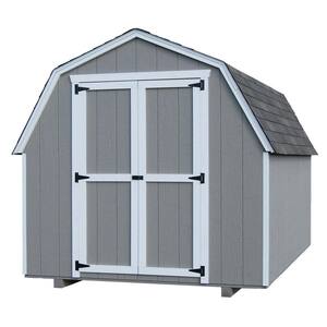 Value Gambrel 12 ft. x 16 ft. Wood Storage Building Precut Kit with 4 ft. Sidewalls