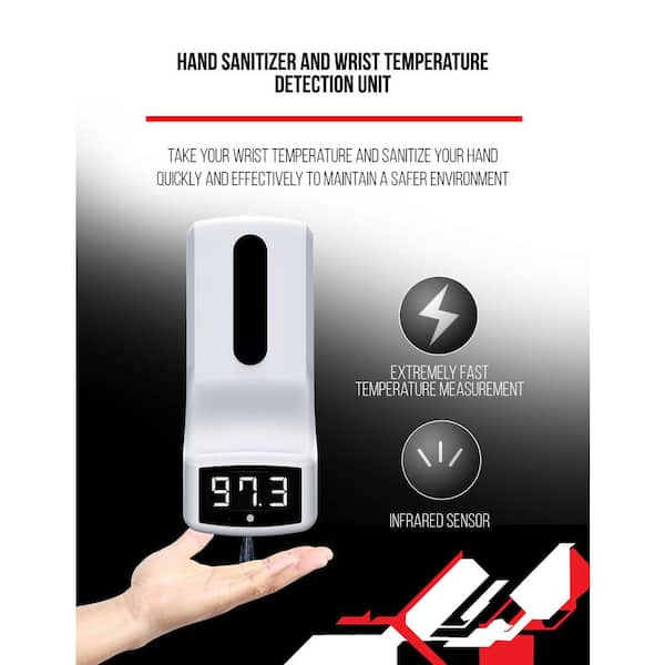 Thermometer  Digital Temperature Scanner & Hand Sanitizer Dispenser