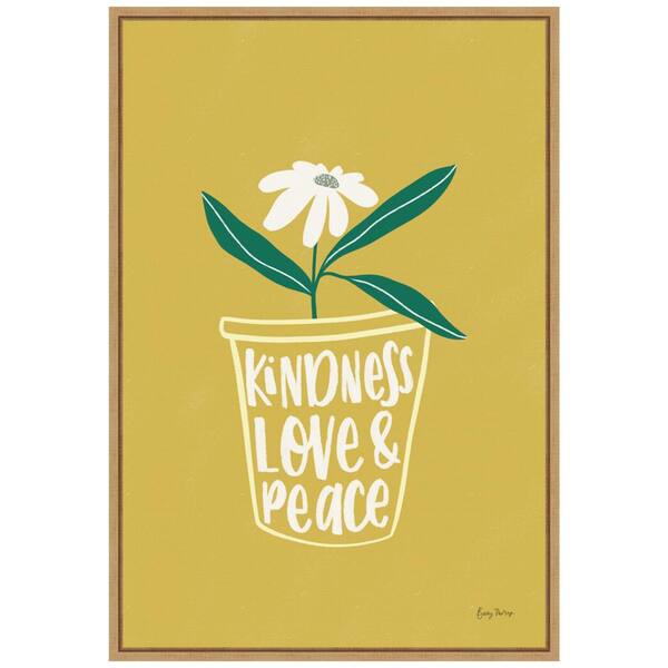 Amanti Art 16 in. x 23.25 in. Home Grown II Valentine's Day Holiday Framed Canvas Wall Art