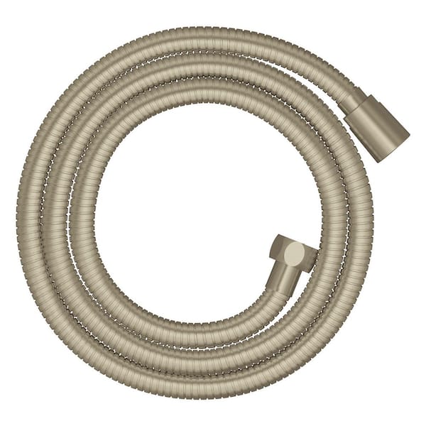Universal 59 in. Metal Twist-Free Shower Hose in Brushed Nickel