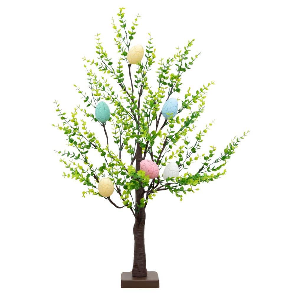 2ft. Pre-Lit Artificial Easter Egg Twig Tree with Greens and 24 Warm White LED Lights price history on PriceWatchPro