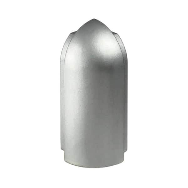 DURAL Durastep DP 11/32 in. Worktop Trim Ext Crnr Aluminum Anodized Brushed Bronze Molding and Transition Trim