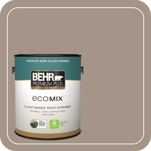 1 gal. Home Decorators Collection #HDC-NT-04A Clay Semi-Gloss Enamel EcoMix Plant-Based Interior Paint & Primer