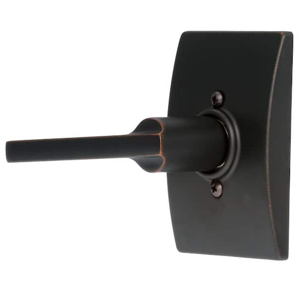 Latitude Aged Bronze Dummy Door Lever with Century Trim