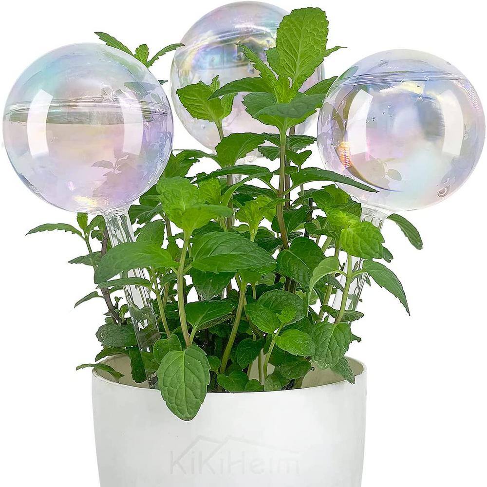 Plant Watering Globes, Hand Blown Colorful Glass Self Watering Globes Self 