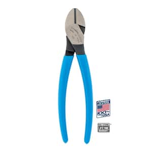 KNIPEX 10 in. High Leverage Angled Diagonal Cutters 74 21 250 - The Home  Depot