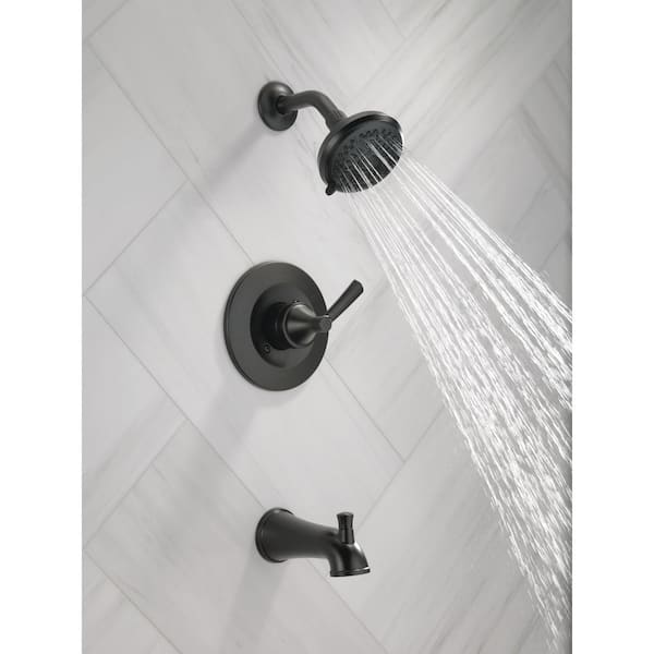 nwm one　ダークグレイ Delta Casara Single-Handle 6-Spray Tub and Shower Faucet in Matte