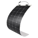 175-Watt 12-Volt Extremely Flexible Ultra-Thin and Light Weight Monocrystalline Solar Panel for RVs and Boats