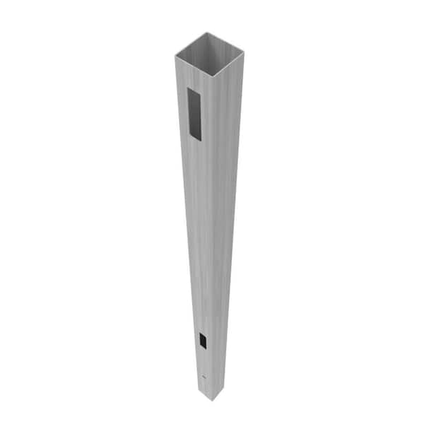 Horizontal Fence 5 in. x 5 in. x 108 in. Coastal Cedar Vinyl End Post