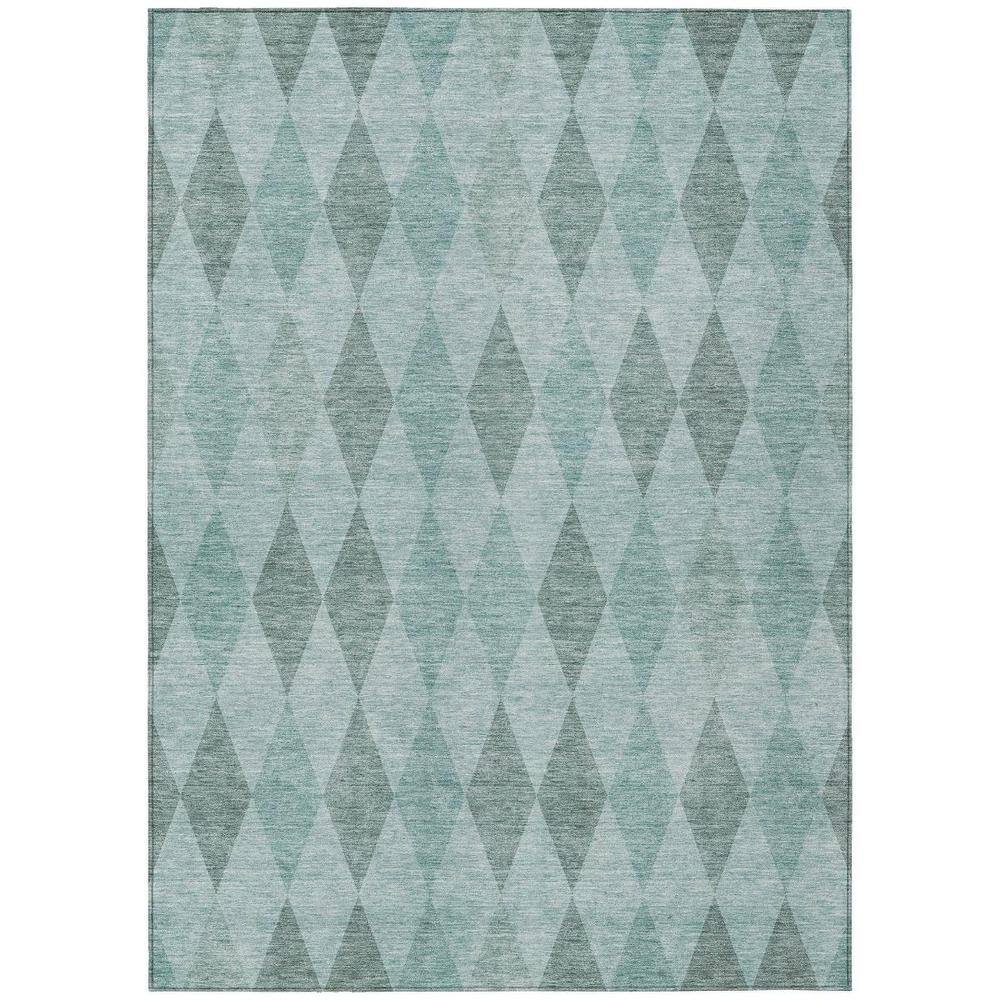 Teal 9 ft. x 12 ft. Woven Geometric Rectangle Indoor/Outdoor Area Rug price history on PriceWatchPro