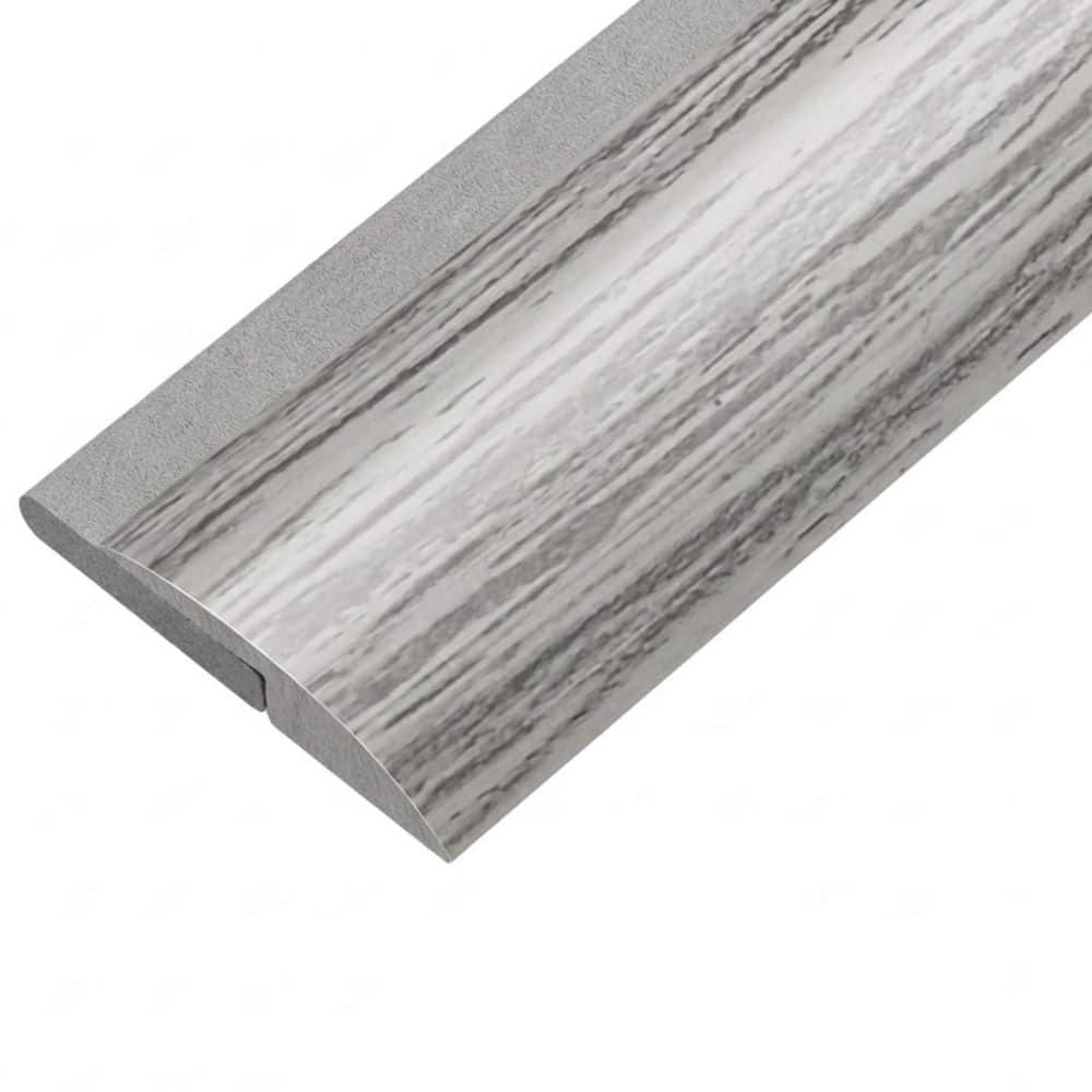 Rubber 236 in. ft. Self-Adhesive Vinyl Door Threshold Ramp Double