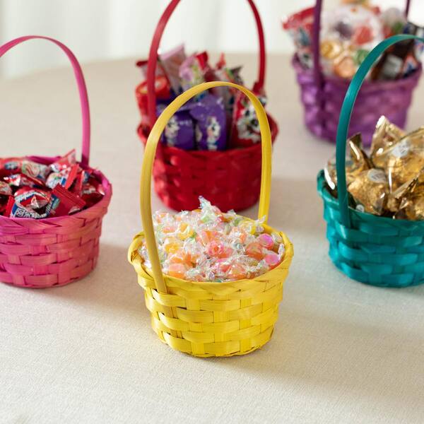 Gift Basket Bags: Set newest Five Assorted Seasonal Designs, Mesh top reusable gift bags.