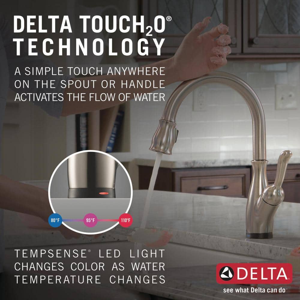 Stainless Steel Pull-Down Sprayer Kitchen Faucet with Touch Control