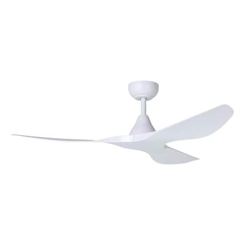 Surfline 52 in. Outdoor White Ceiling Fan Eglo Ceiling Fans Without Lights
