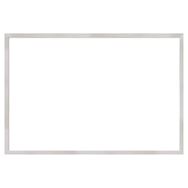 Amanti Art Svelte Silver 37 in. x 25 in. Wood Framed Dry Erase Magnetic Memo Board