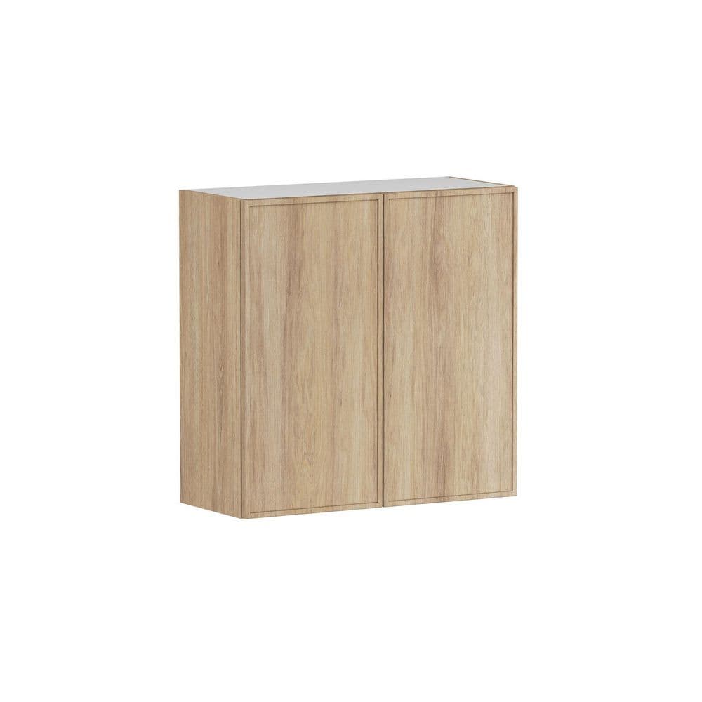 Designer Series Renly 30 in. W x 12 in. D x 30 in. H Assembled Slim Shaker Wall Kitchen Cabinet in Sandstone price history on PriceWatchPro